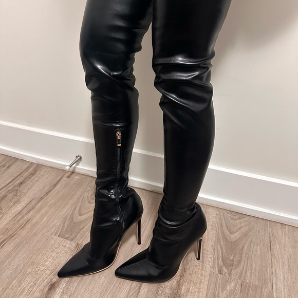 Black women's boots size 37 - Picture 1 of 2